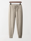 Soft Wool Slim Ankle Sweatpants