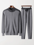 Calvin Hart Cashmere Multi-Color Jogger Set