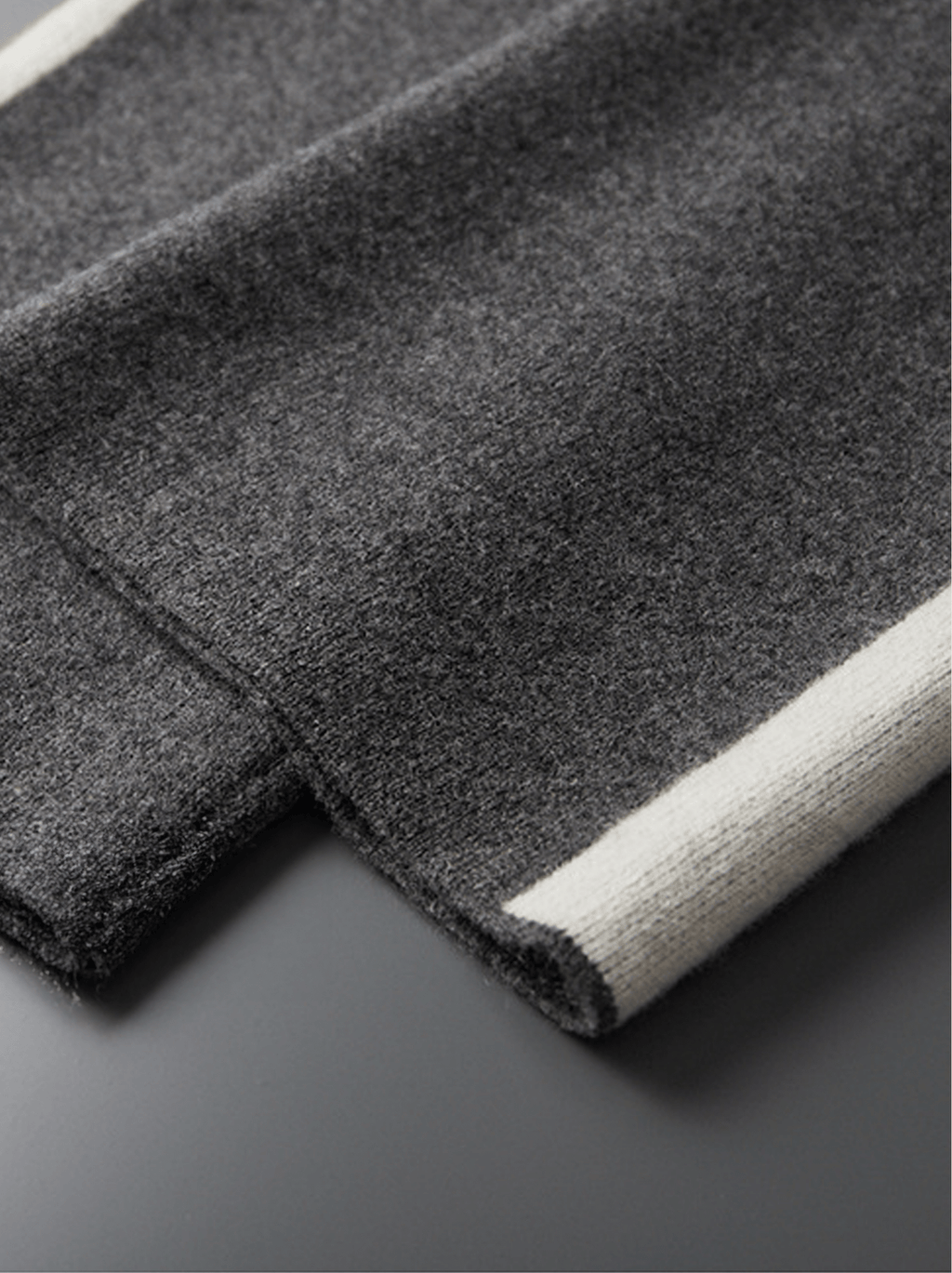 Striped Wool Straight-Leg Pants