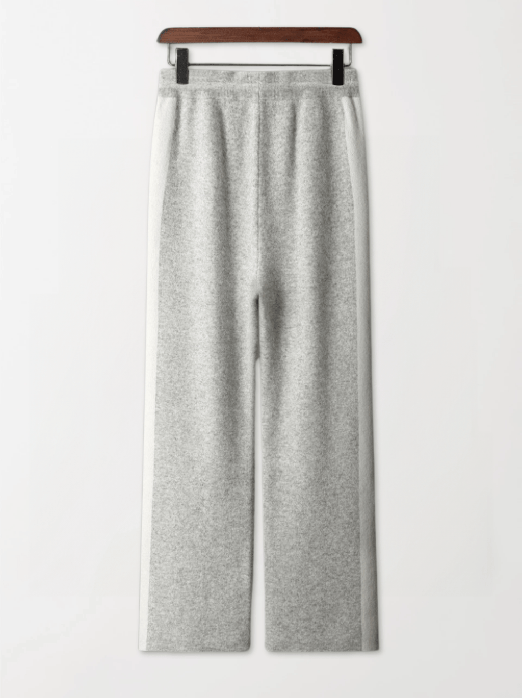 Striped Wool Straight-Leg Pants