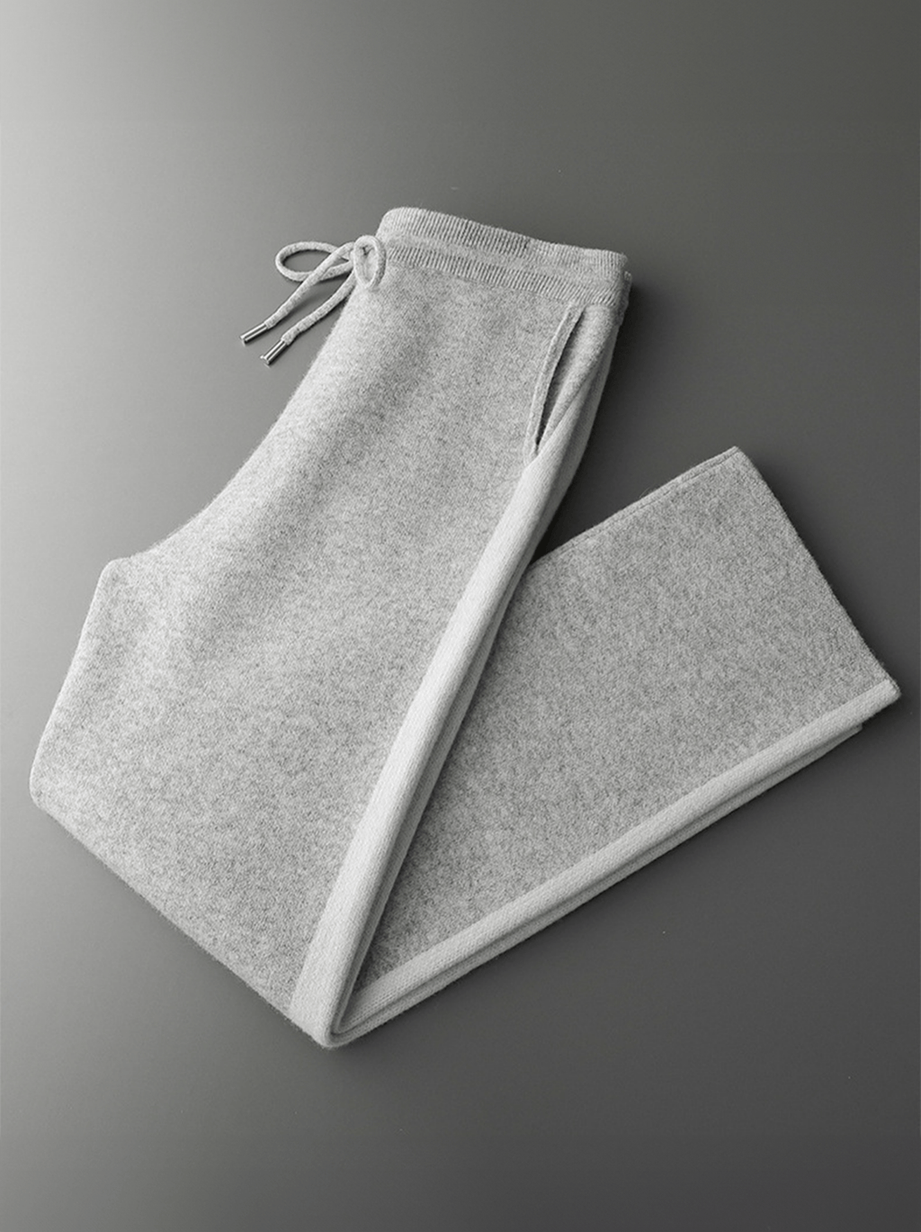 Striped Wool Straight-Leg Pants