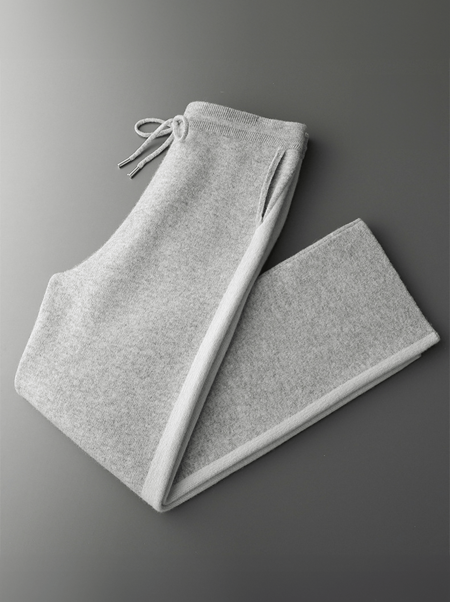 Striped Wool Straight-Leg Pants