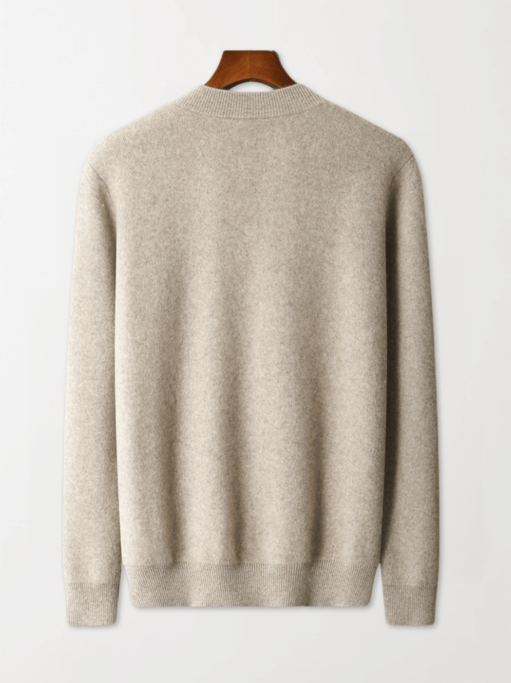Lightweight Wool Zip Cardigan