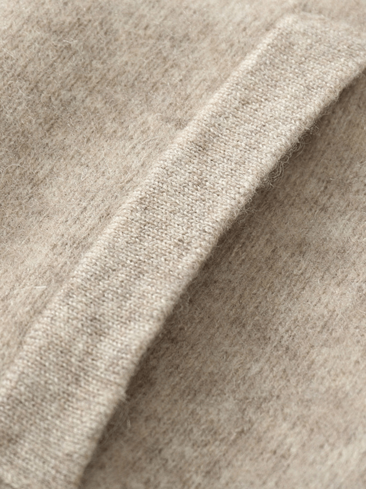 Lightweight Wool Zip Cardigan