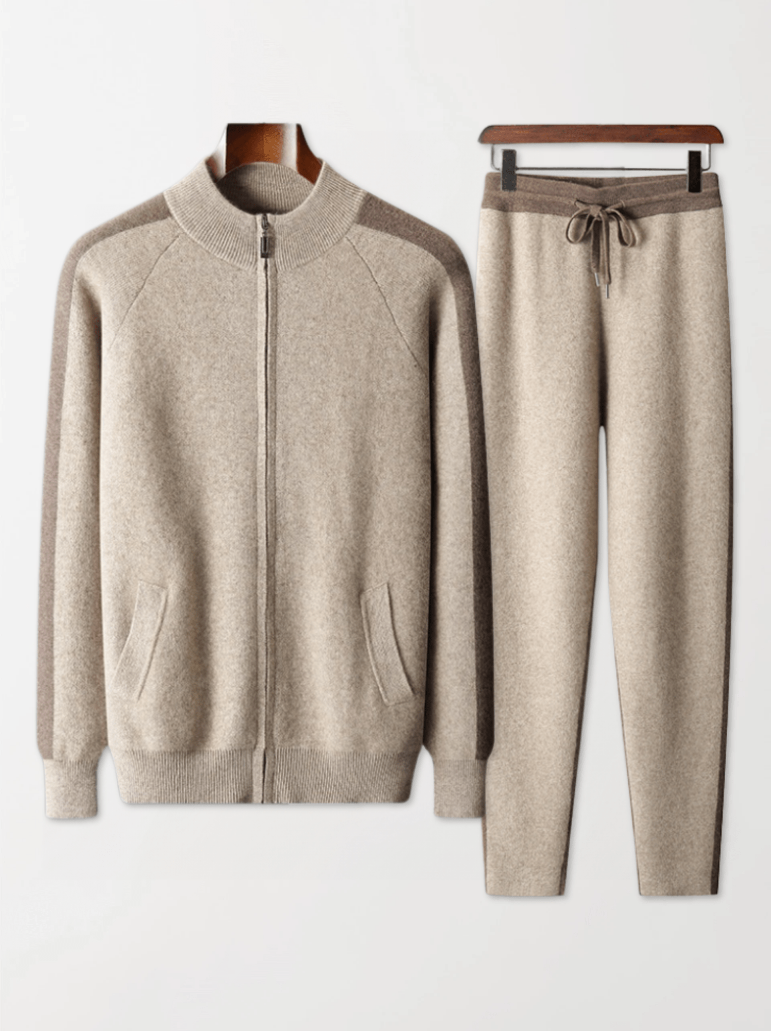 Calvin Hart Cashmere Multi-Color Jogger Set