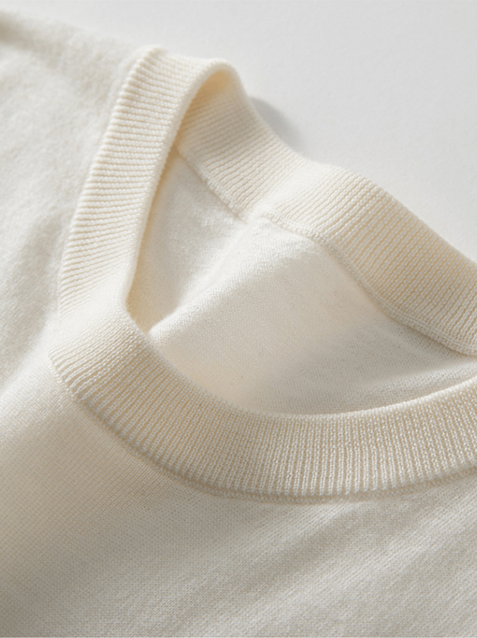 Short-sleeve Casual Wool T-Shirt