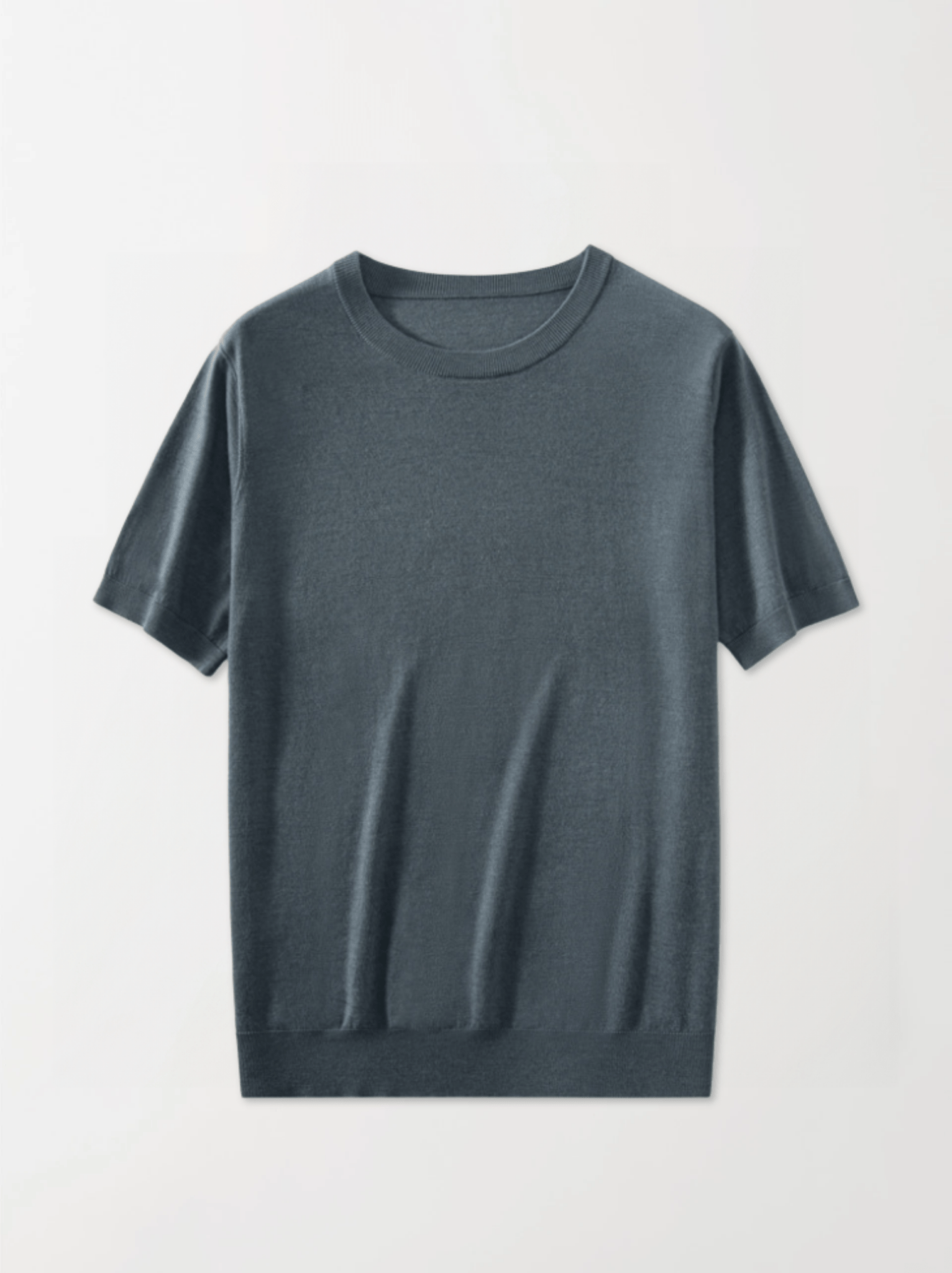 Short-sleeve Casual Wool T-Shirt