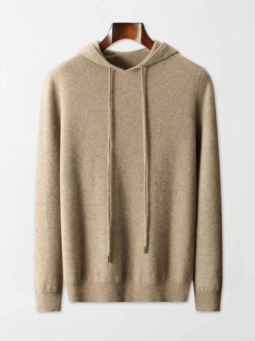 Lightweight Wool Hoodie No-Zip