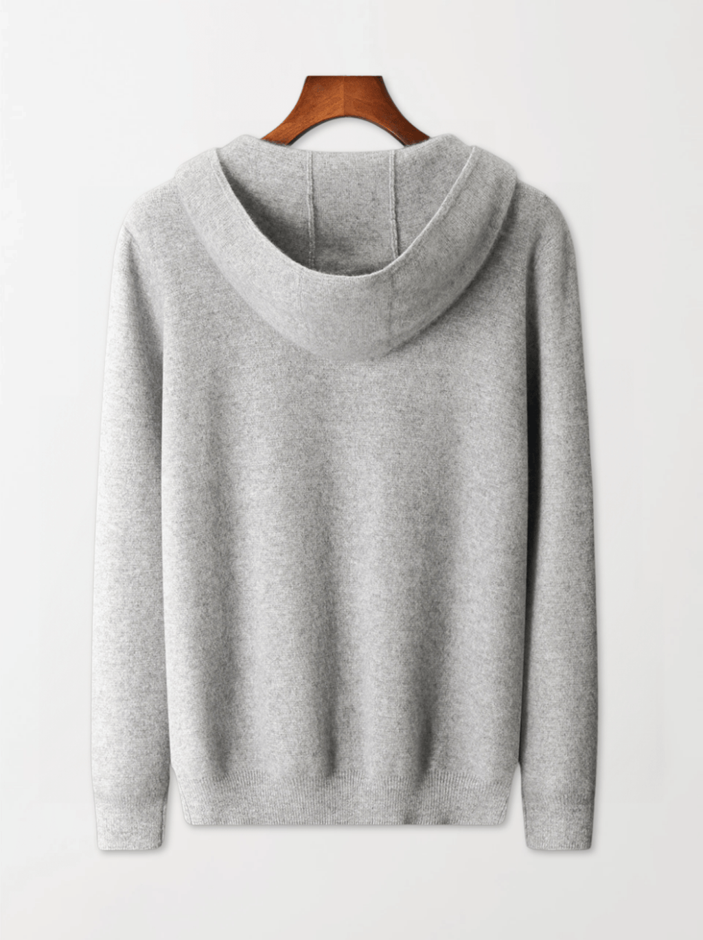 Zip-Up Wool Hoodie Comfort Set
