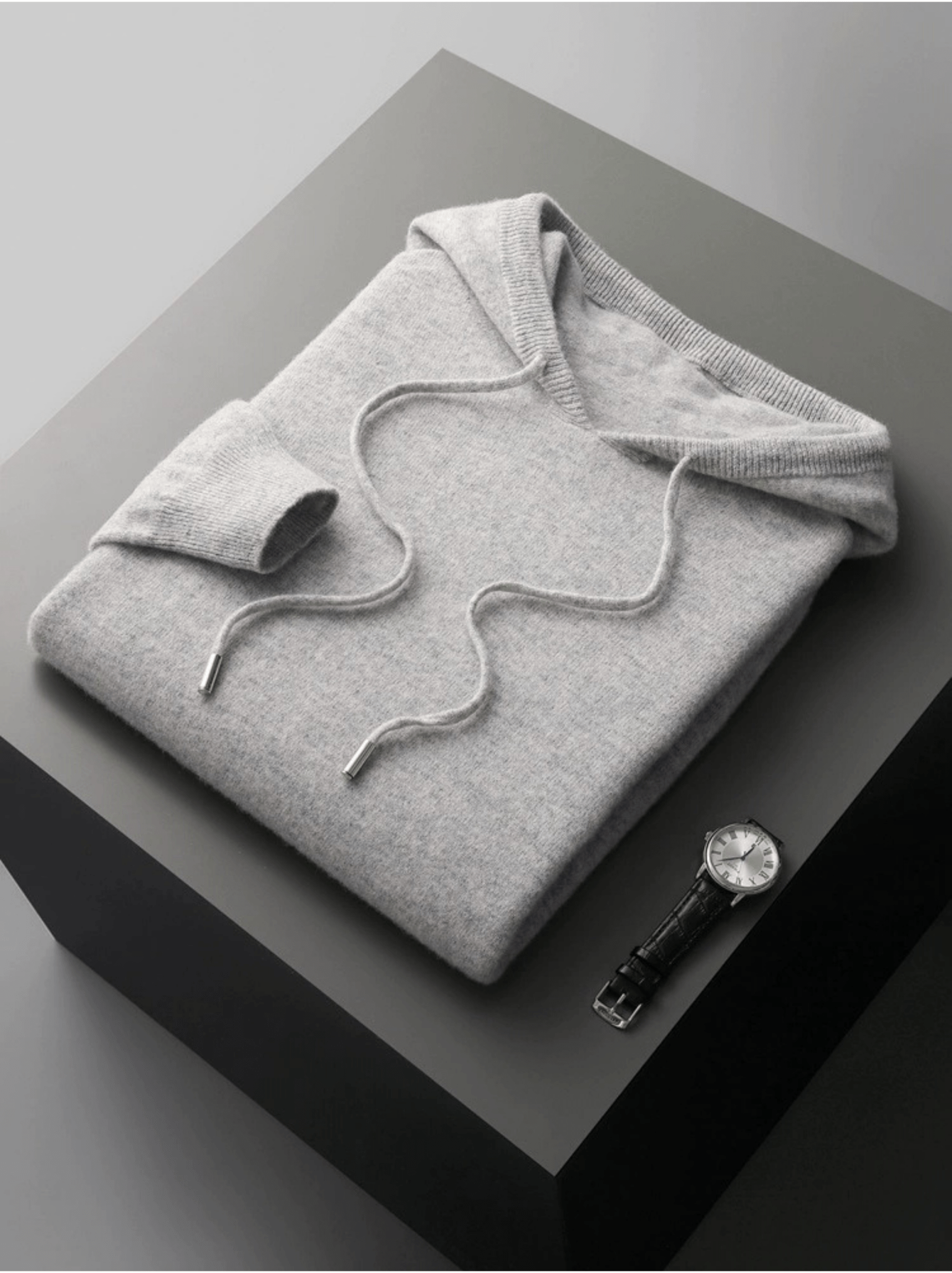 Lightweight Wool Hoodie No-Zip