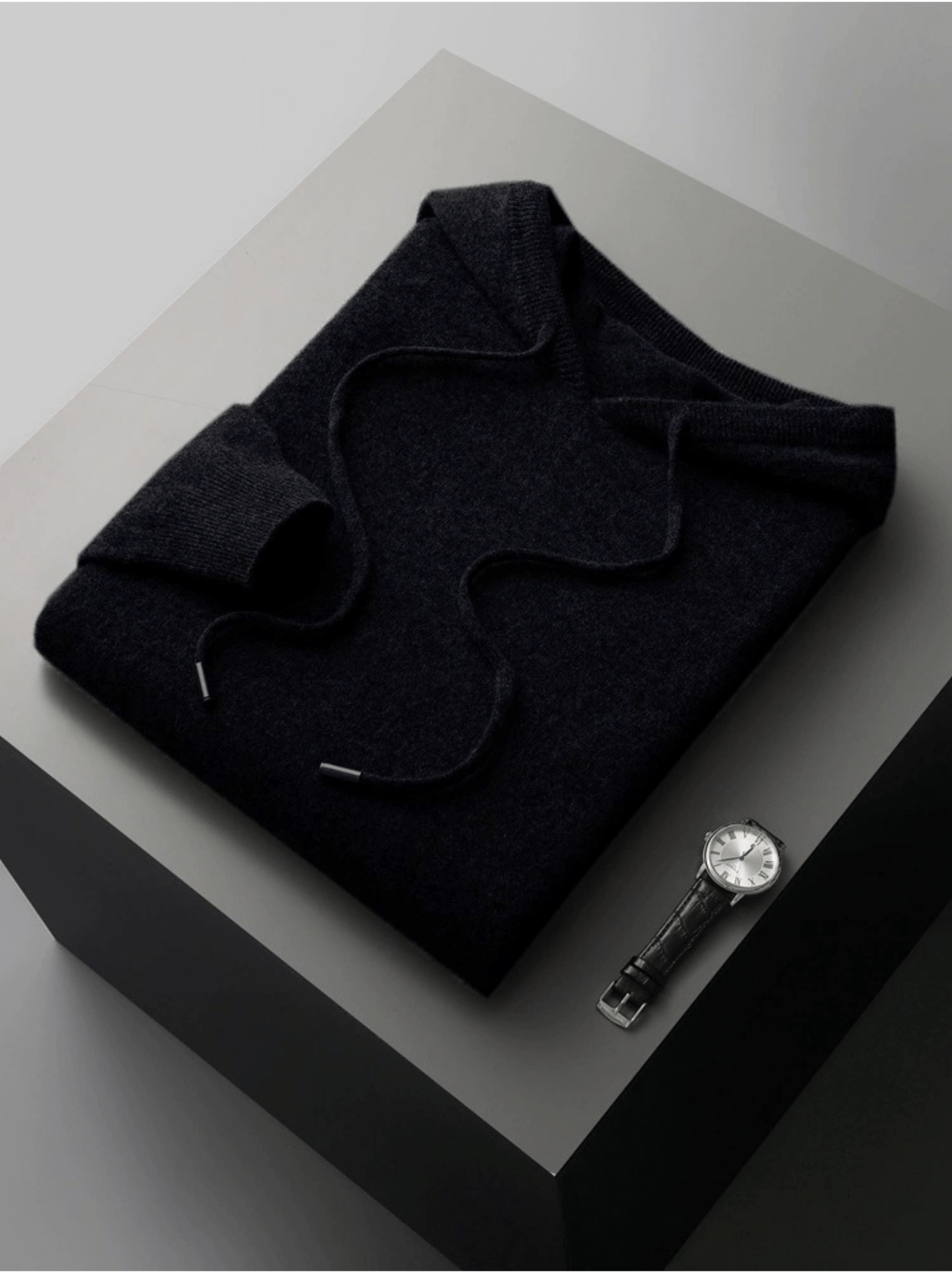Lightweight Wool Hoodie No-Zip