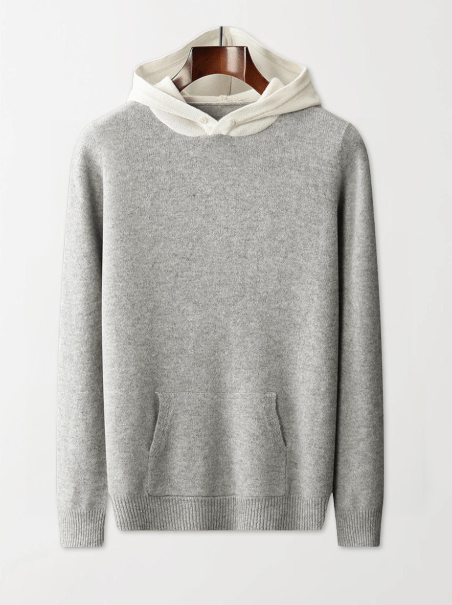 Multi Color Wool Hoodie No-Zip