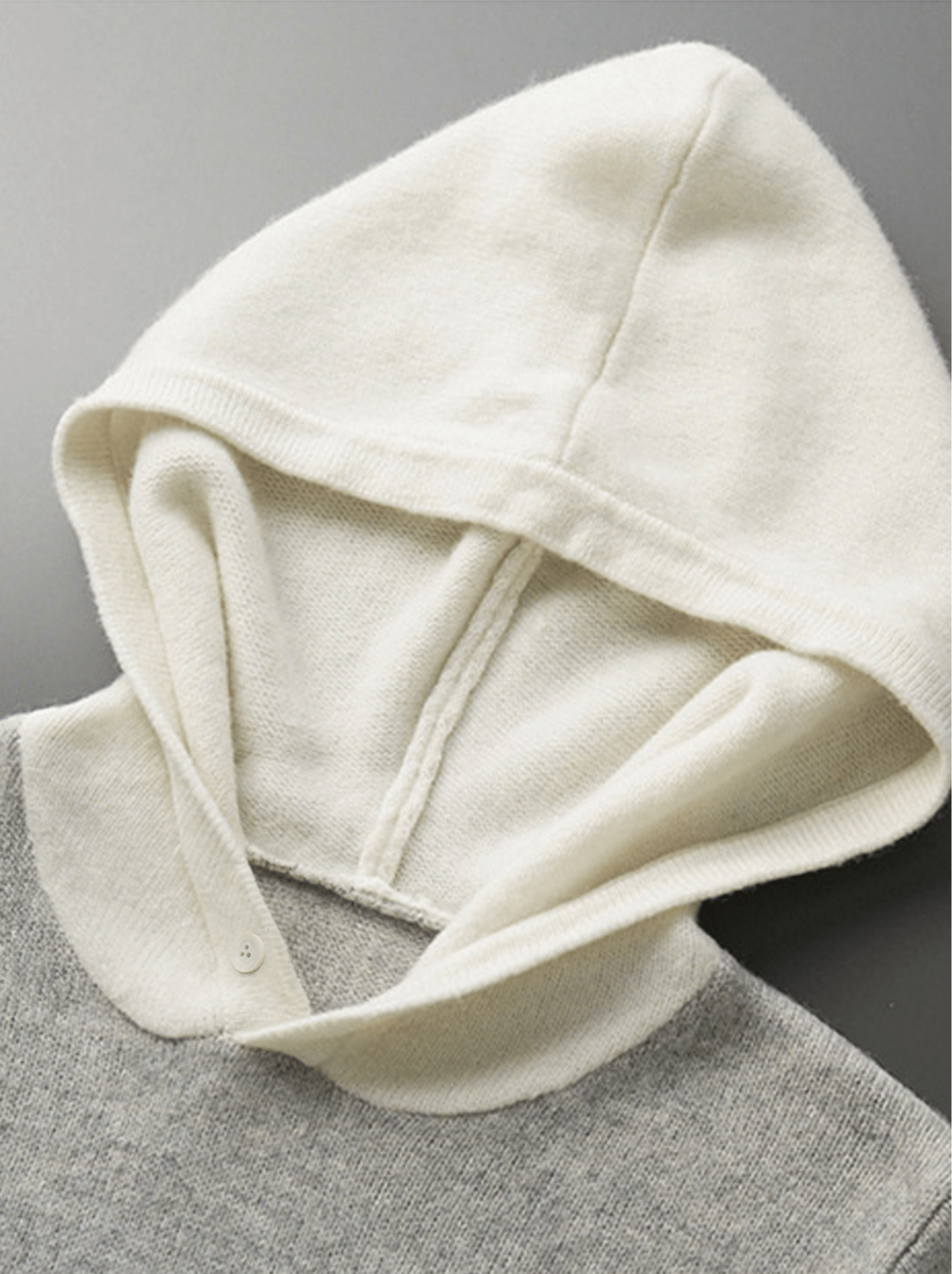 Multi Color Wool Hoodie No-Zip