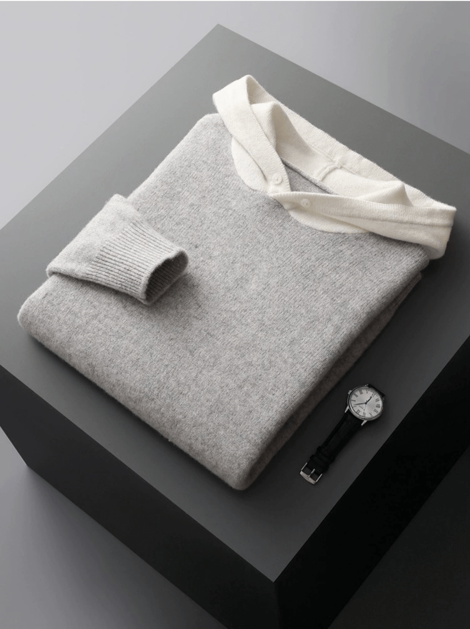 Multi Color Wool Hoodie No-Zip