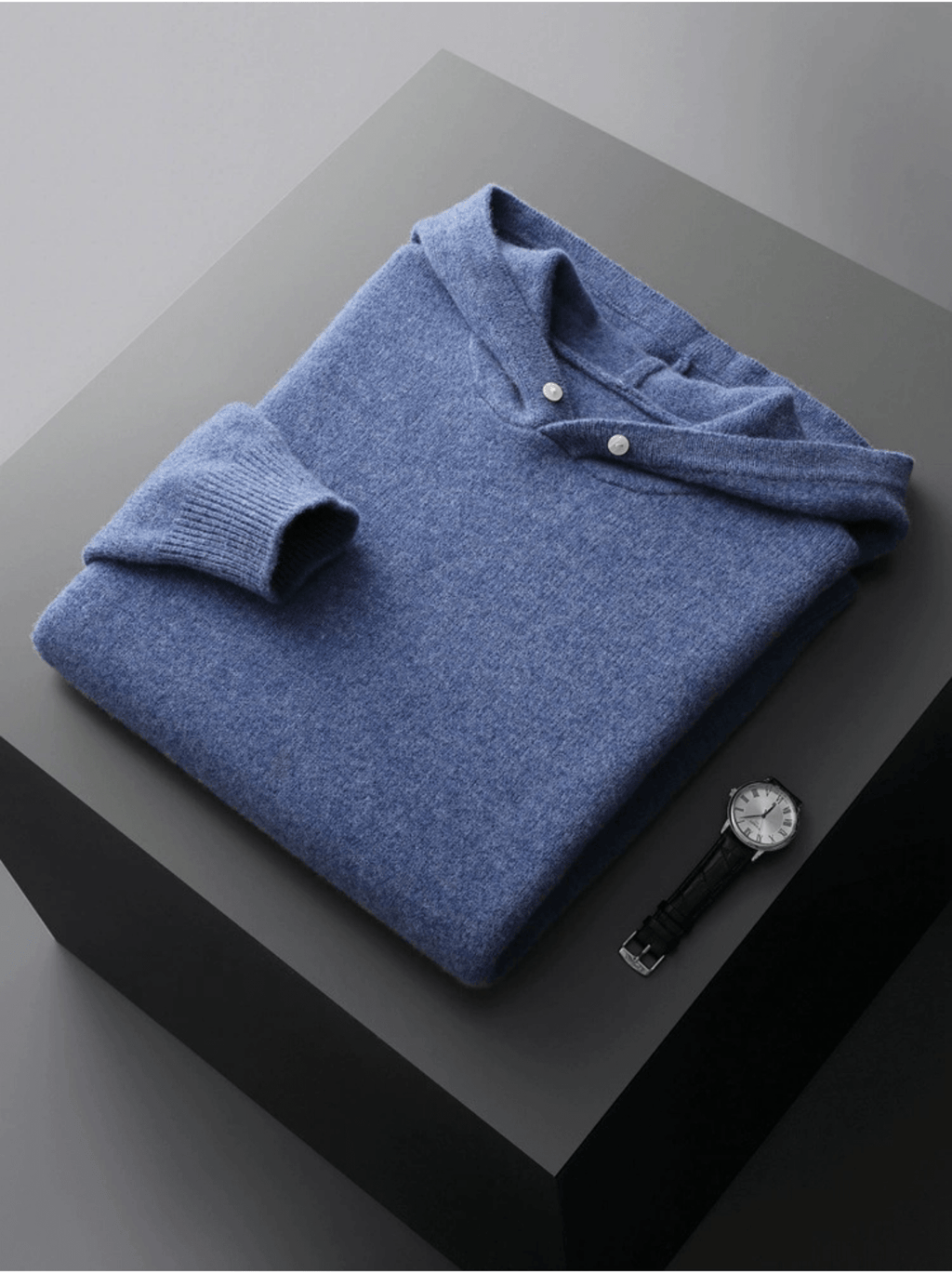 Multi Color Wool Hoodie No-Zip
