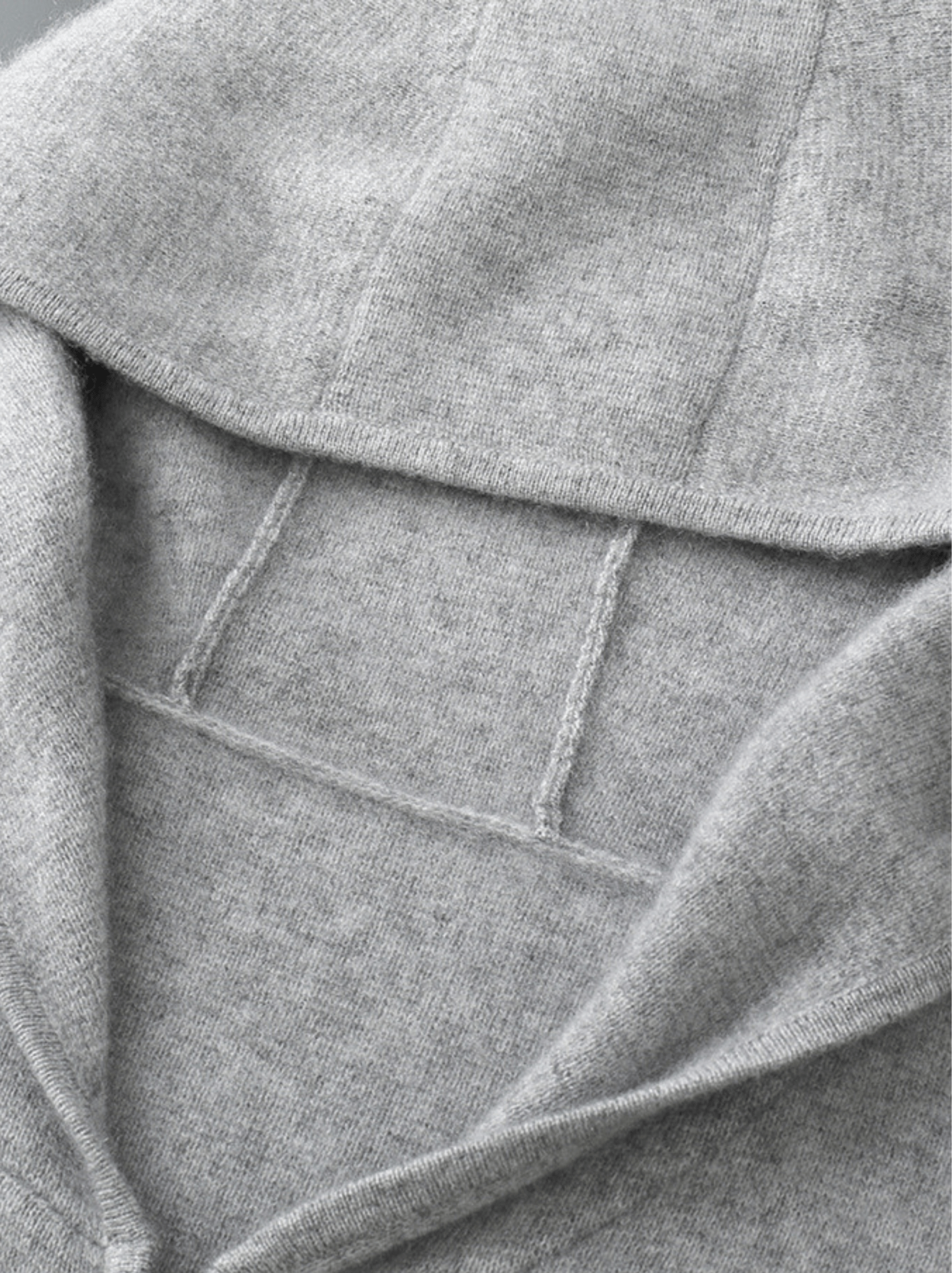 Relaxed Fit Wool Zip Hoodie
