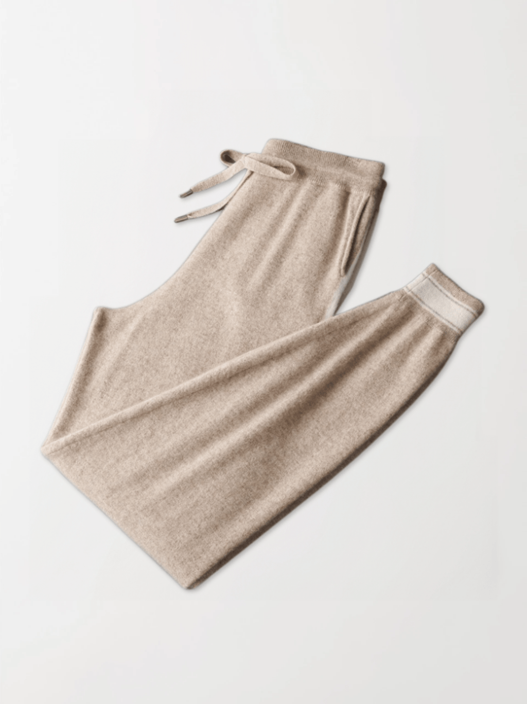 Calvin Hart Cashmere Striped Trim Lounge Set
