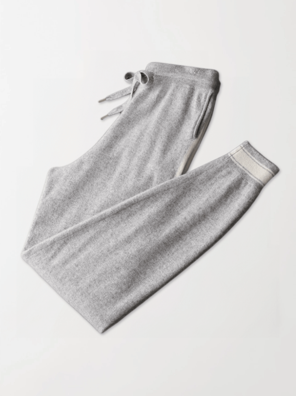 Calvin Hart Cashmere Striped Trim Lounge Set