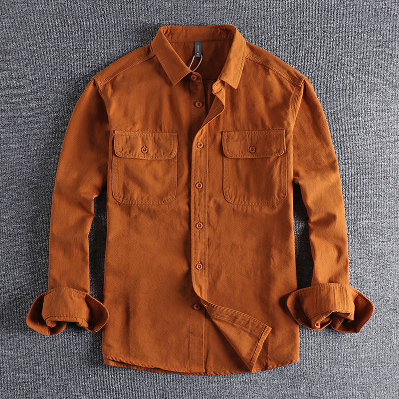 Alessandro Veneti Button-Front Cotton Shirt