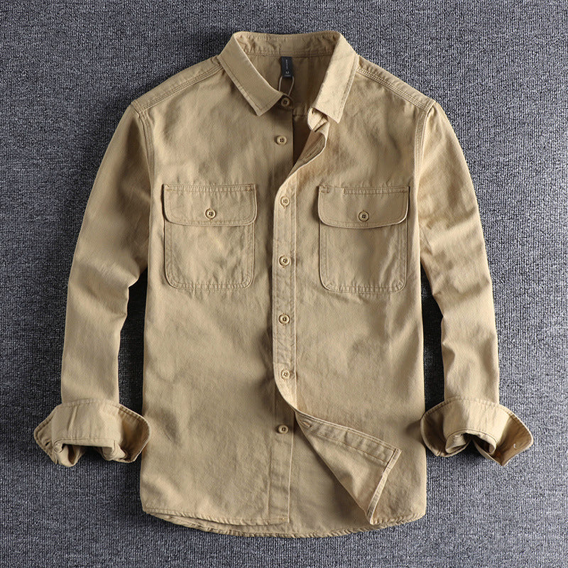 Alessandro Veneti Button-Front Cotton Shirt