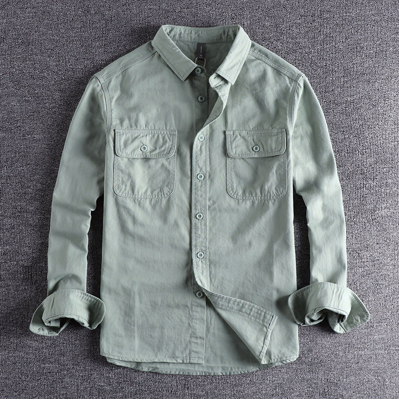 Alessandro Veneti Button-Front Cotton Shirt