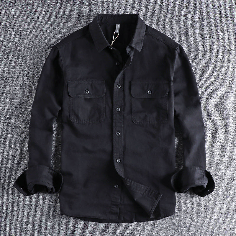 Alessandro Veneti Button-Front Cotton Shirt