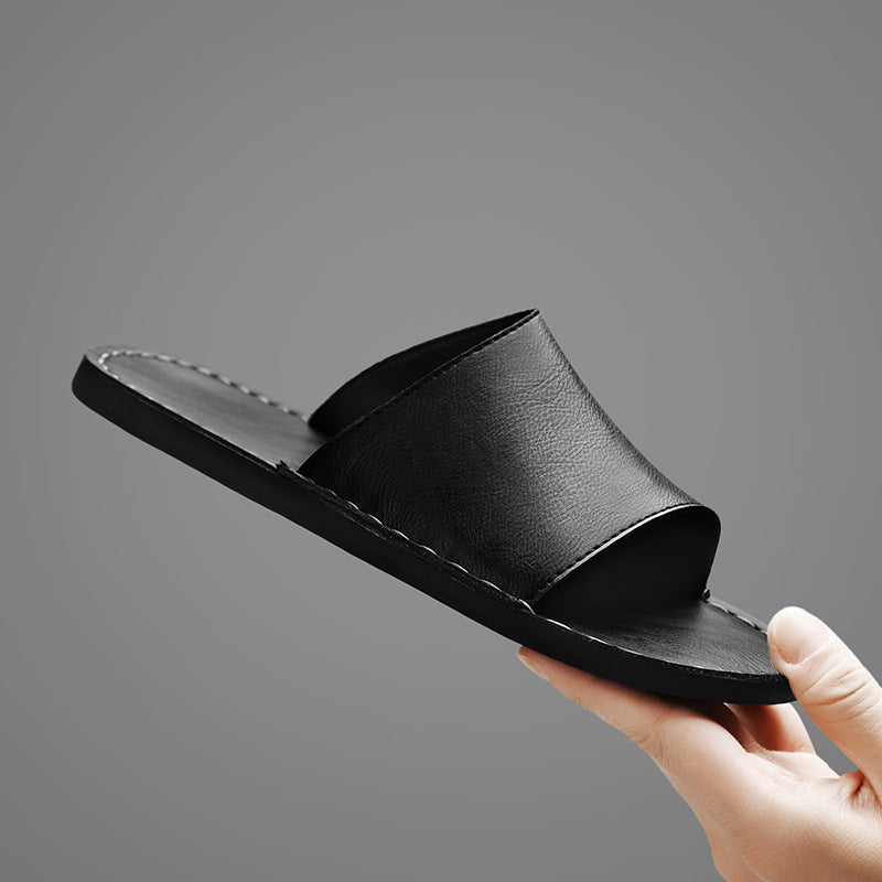 Alessandro Veneti Slide Sandals with Wide Strap