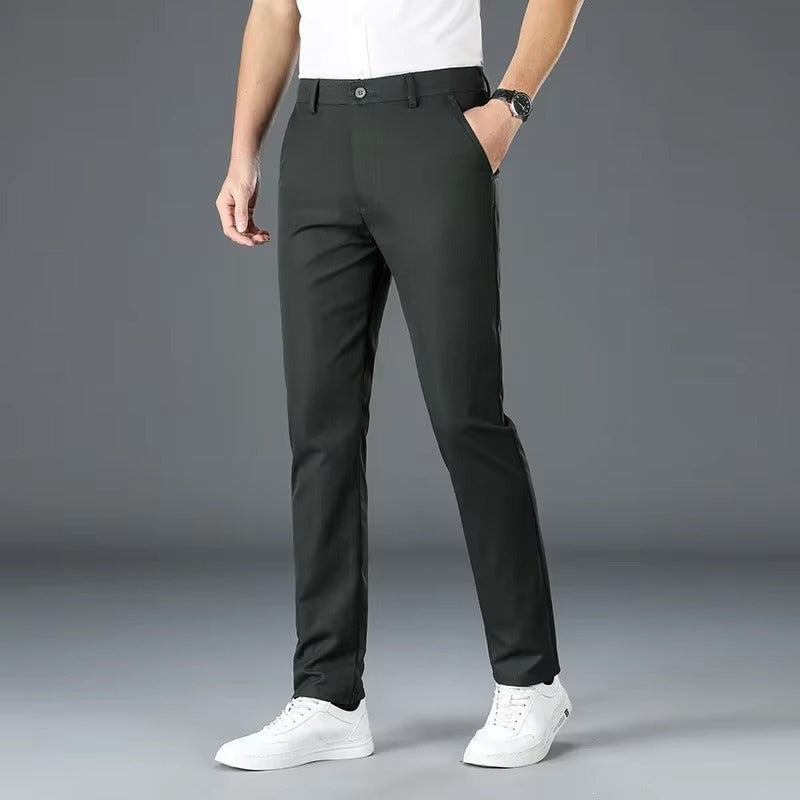 Alessandro Veneti Slim-Cut Chino Pants