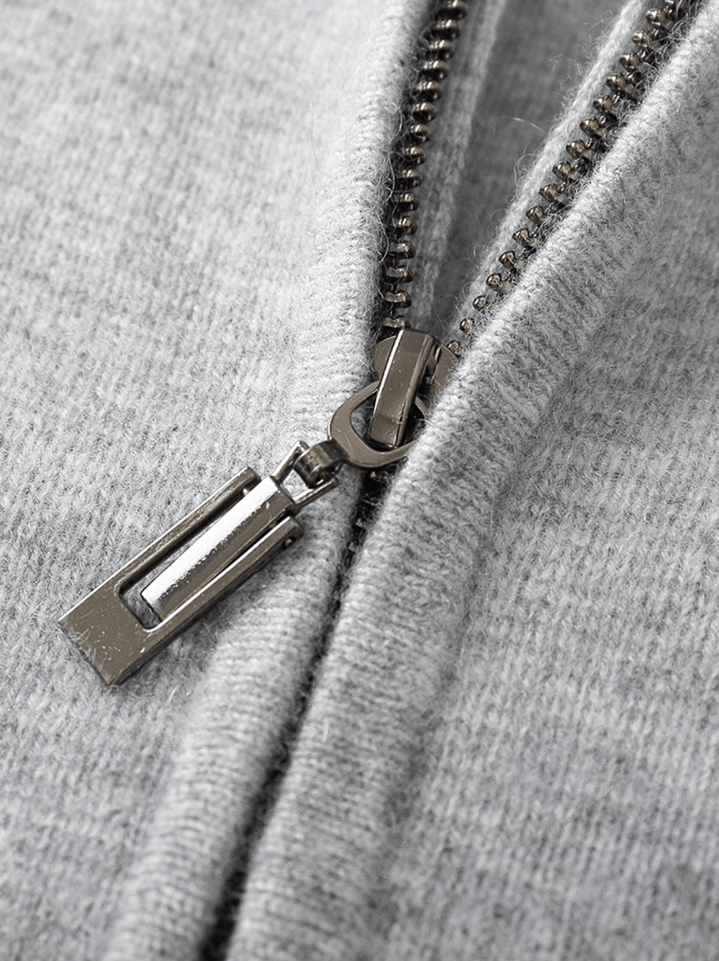 Zip-Up Wool Hoodie Comfort Set