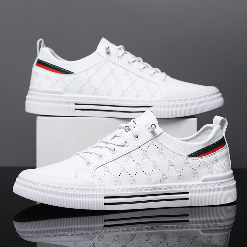 Felix Grant Lace-Up Sneakers with Side Pattern