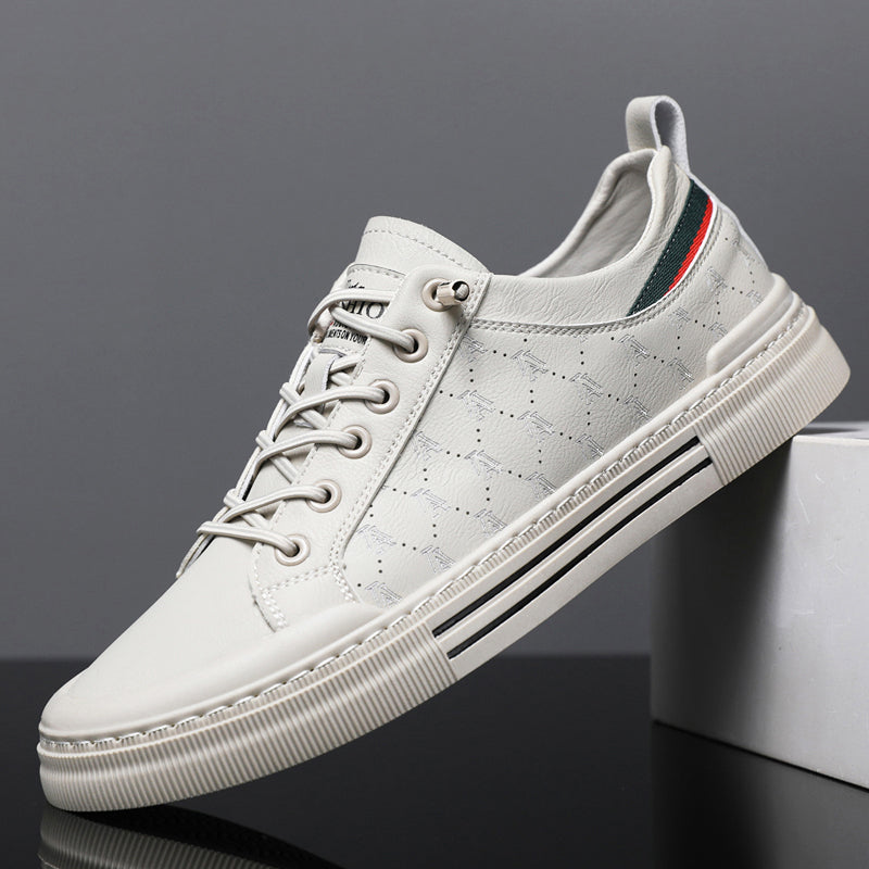 Felix Grant Lace-Up Sneakers with Side Pattern