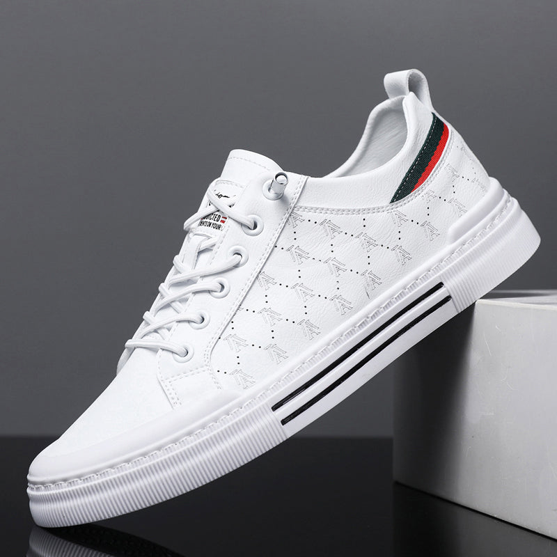 Felix Grant Lace-Up Sneakers with Side Pattern