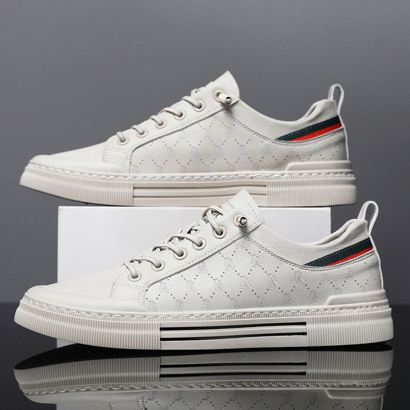 Felix Grant Lace-Up Sneakers with Side Pattern