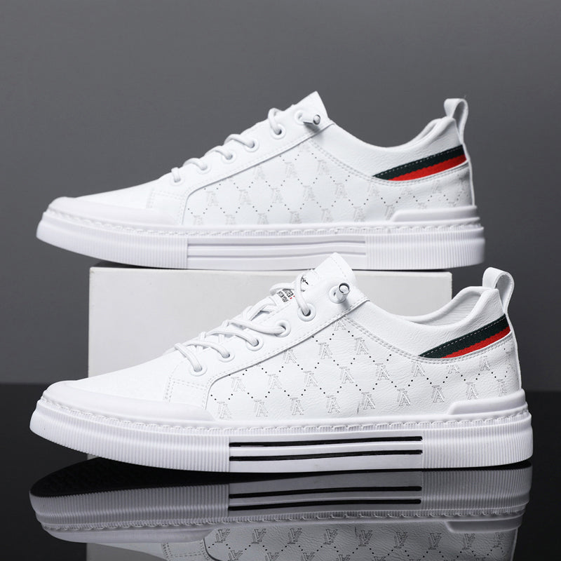 Felix Grant Lace-Up Sneakers with Side Pattern