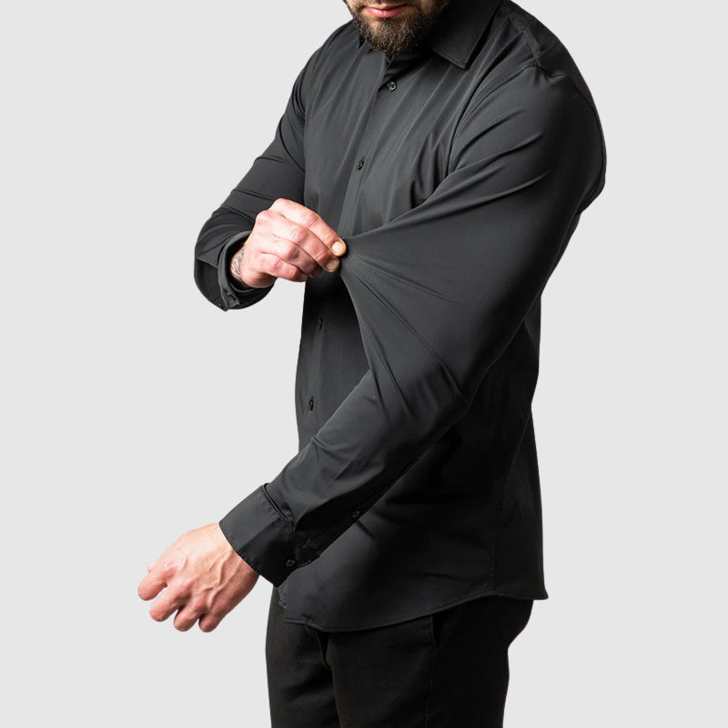 Henri L'Éclatant Slim-Fit Stretch Dress Shirt