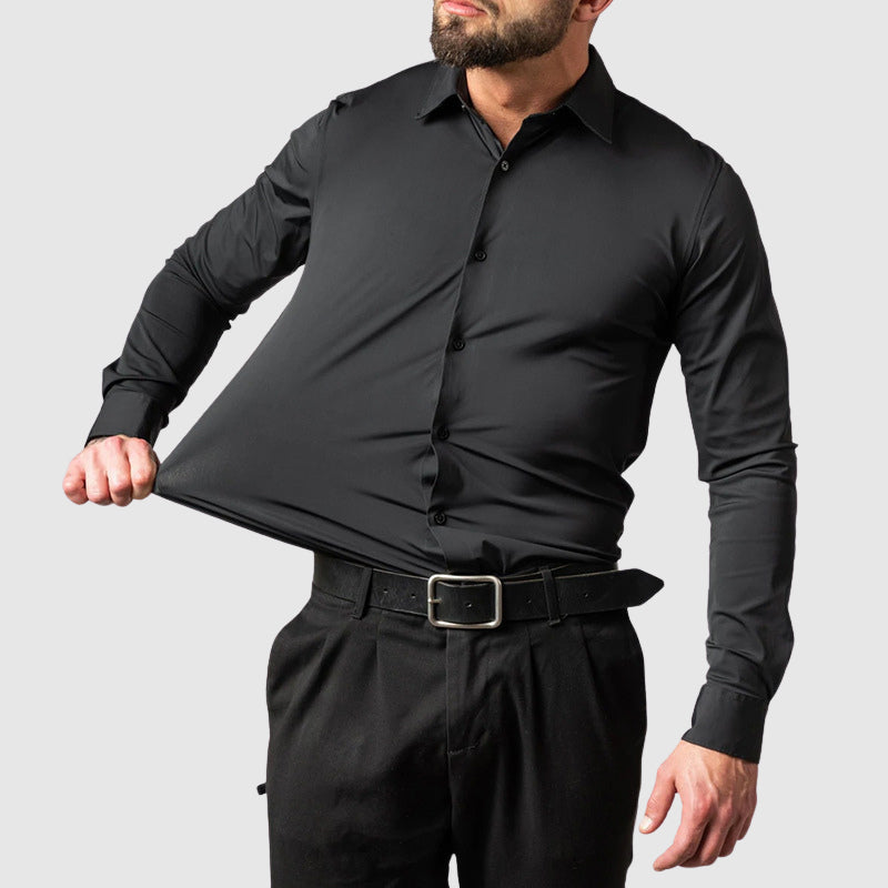 Henri L'Éclatant Slim-Fit Stretch Dress Shirt