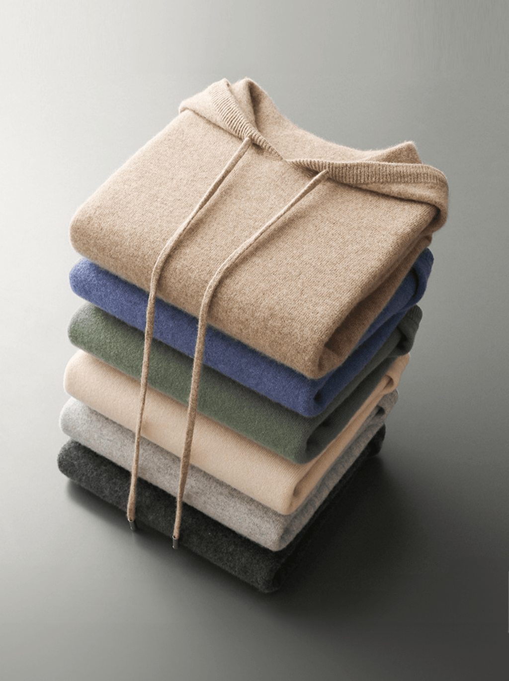 Lightweight Wool Hoodie No-Zip