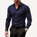 Logan - Men's Classic Slim Fit Long Sleeve Dress Shirt