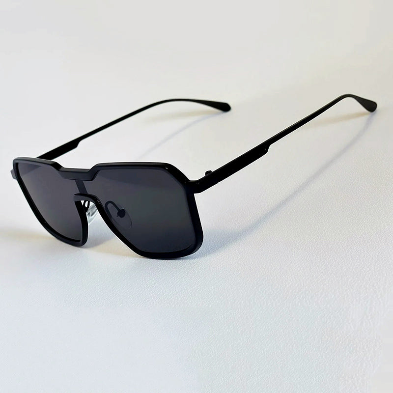 Lorènti Geometric Sunglasses with Metal Frame