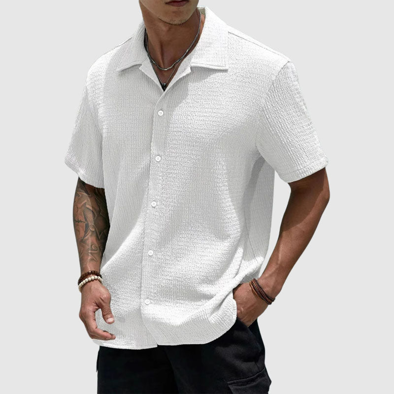Lorenzo Vitali Azzurro Loose Shirt