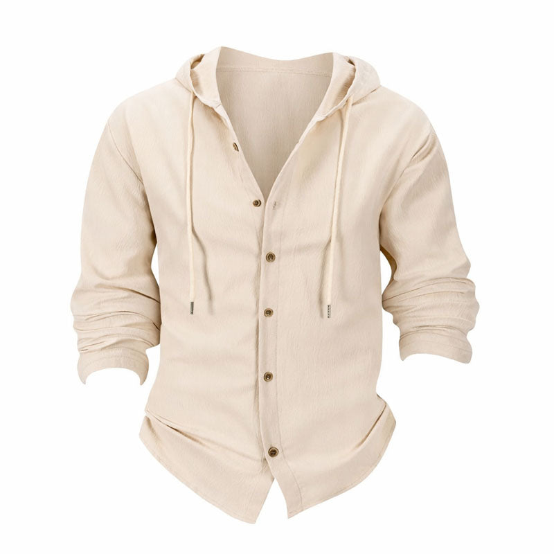 Lorenzo Vitali Hooded Long Sleeve Shirt