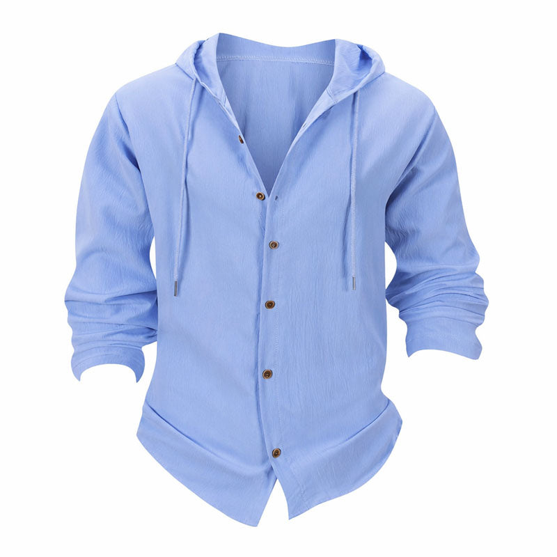 Lorenzo Vitali Hooded Long Sleeve Shirt