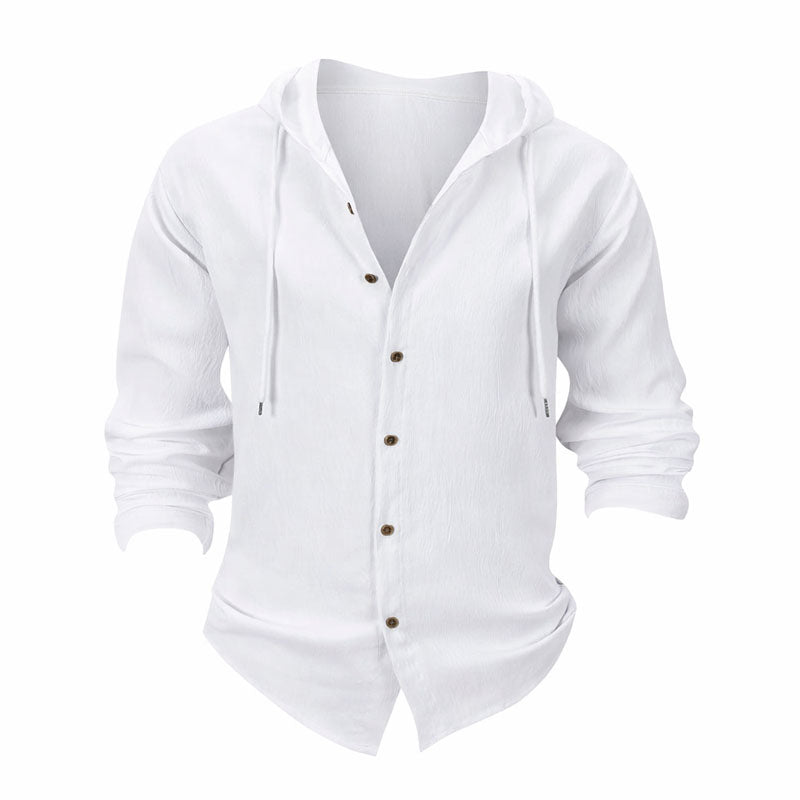 Lorenzo Vitali Hooded Long Sleeve Shirt