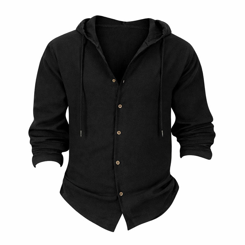Lorenzo Vitali Hooded Long Sleeve Shirt