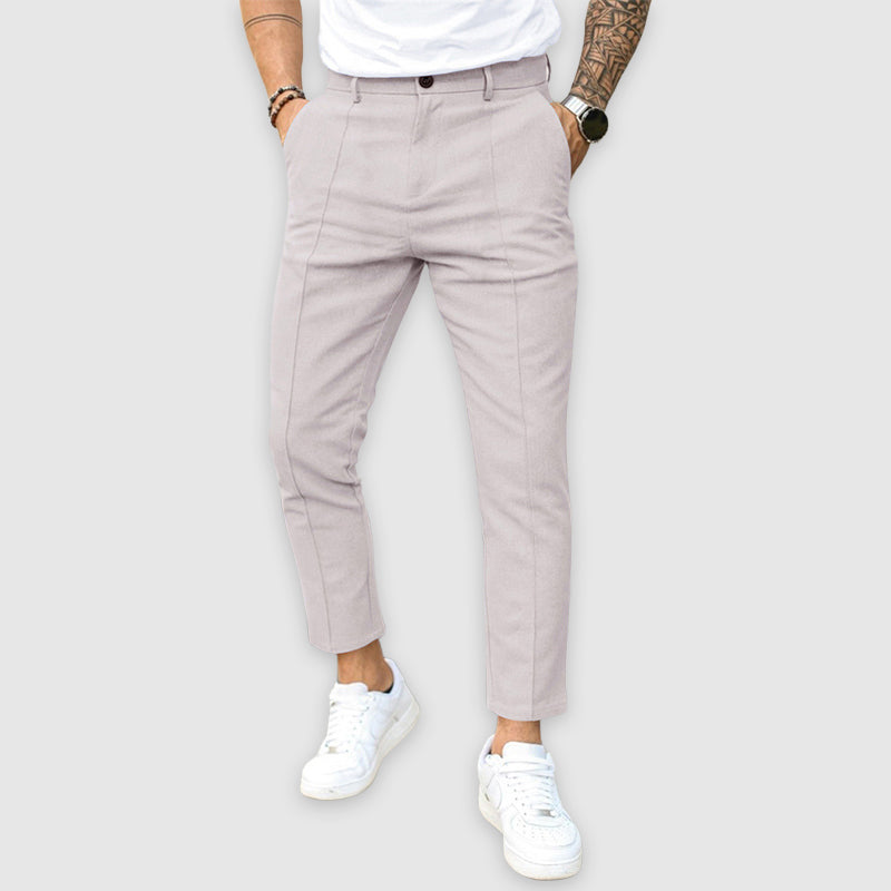 Lorenzo Vitali Tailored Pants with Straight Fit
