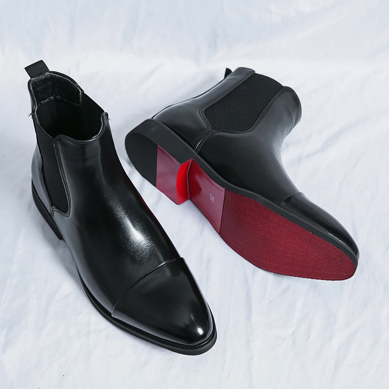 Orrin Signature Leather Chelsea Boots