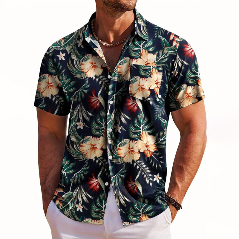 Roberto Russo Hawaiian Button-Up Shirt