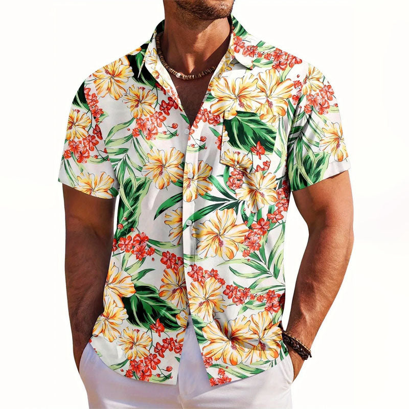 Roberto Russo Hawaiian Button-Up Shirt