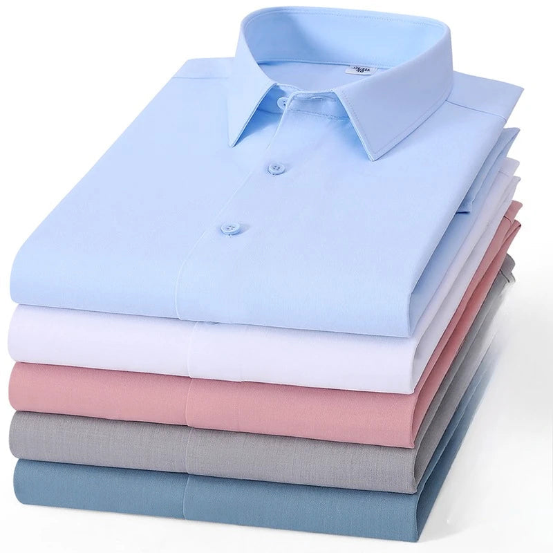 Roberto Russo Modal Button-Up Dress Shirt