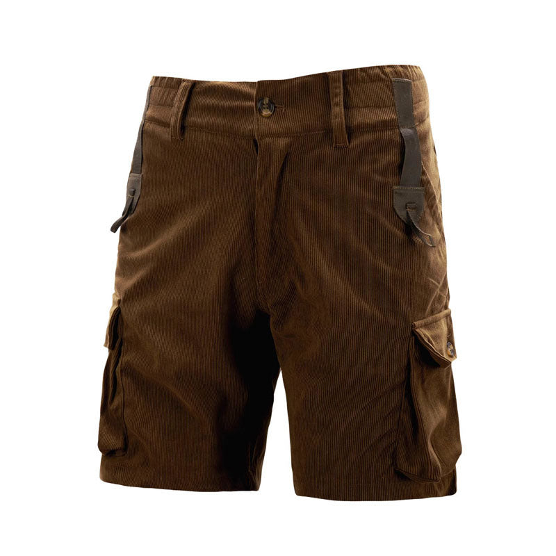 Roberto Russo Outdoor Corduroy Cargo Shorts